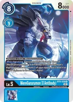 WereGarurumon (X Antibody) — 2024 Evolution Cup August 2024 Wave 2 #BT9-028 · Digimon