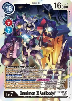 Omnimon (X Antibody) — 2025 Evolution Cup Season 1 #BT10-086 · Digimon