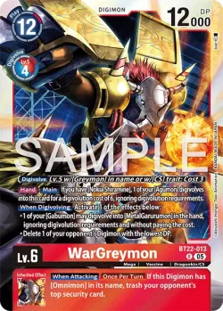 WarGreymon — 2025 Evolution Cup Season 3 #BT22-013 · Digimon