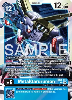 MetalGarurumon — 2025 Evolution Cup Season 3 #BT22-026 · Digimon