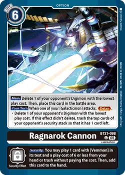 Ragnarok Cannon 「BT21-098」「EN」