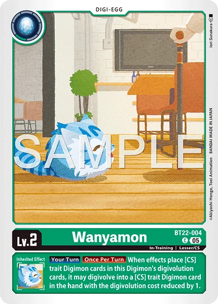 Wanyamon 「BT22-004」「EN」