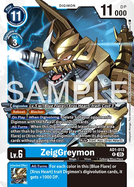 ZeigGreymon 「AD1-013」「EN」