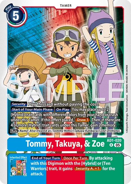 Tommy, Takuya, & Zoe 「AD1-020」「EN」