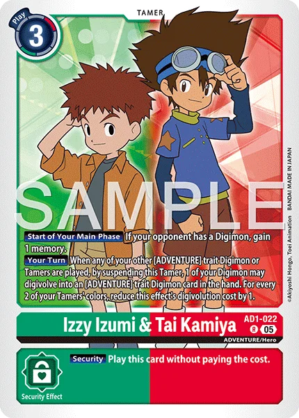 Izzy Izumi & Tai Kamiya 「AD1-022」「EN」
