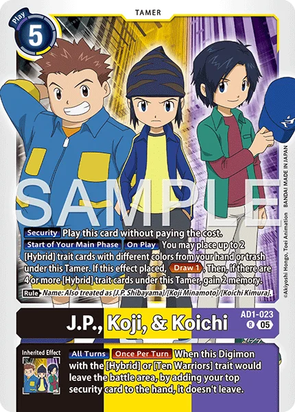 J.P., Koji, & Koichi 「AD1-023」「EN」