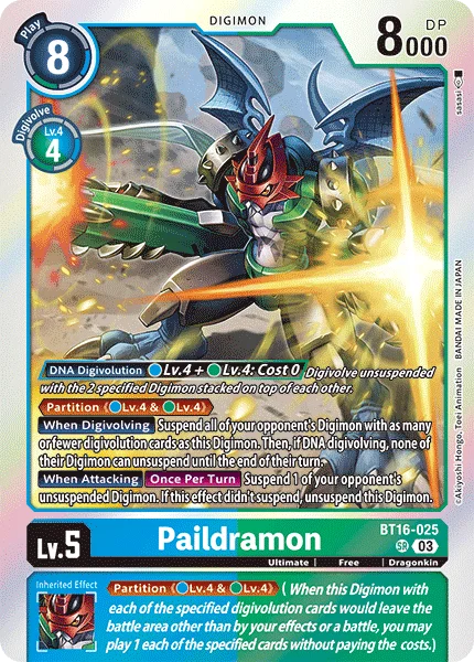 Paildramon 「BT16-025」「EN」