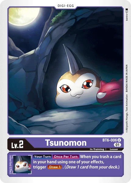 Tsunomon 「BT6-006」「EN」