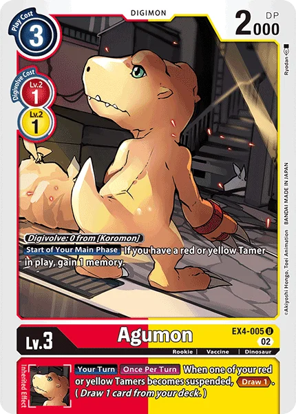 Agumon 「EX4-005」「EN」