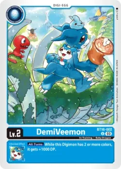 DemiVeemon — Box Promotion Pack: Beginning Observer #BT16-002 · Digimon