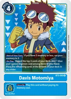 Davis Motomiya 「BT3-093」「EN」