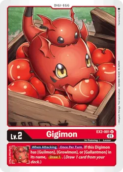 Gigimon — AD-01: ADVANCED BOOSTER DIGIMON GENERATION #EX2-001 · Digimon