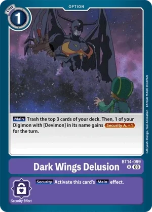Dark Wings Delusion 「BT14-099」「EN」