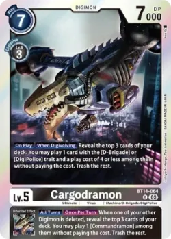 Cargodramon — Blast Ace Pre-Release Pack #BT14-064 · Digimon