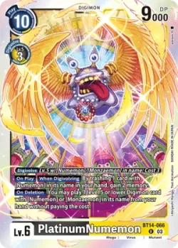 PlatinumNumemon — Blast Ace Pre-Release Pack #BT14-066 · Digimon