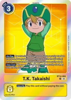 T.K. Takaishi — Blast Ace Pre-Release Pack #BT14-084 · Digimon