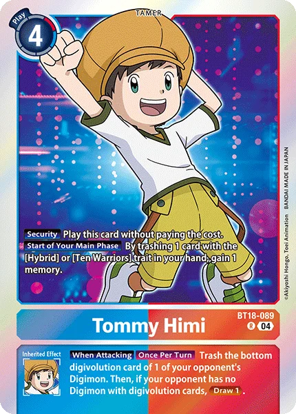 Tommy Himi 「BT18-089」「EN」