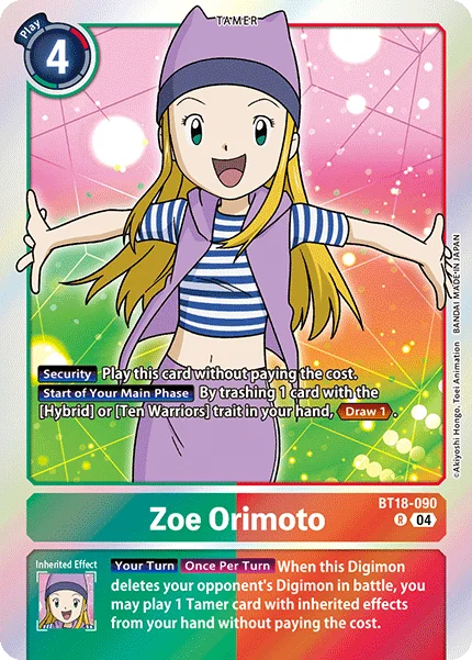 Zoe Orimoto 「BT18-090」「EN」