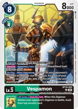 Vespamon — Box Promotion: Special Booster Ver.2.0 #BT19-052 · Digimon