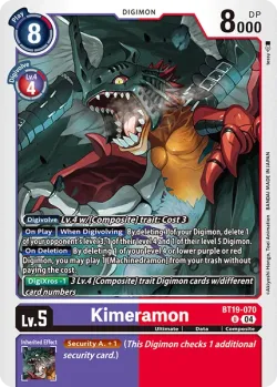 Kimeramon 「BT19-070」「EN」