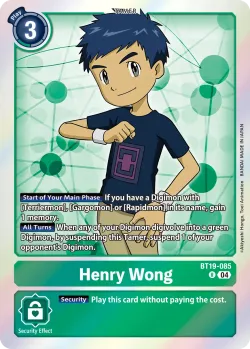 Henry Wong 「BT19-085」「EN」