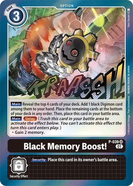 Black Memory Boost! 「P-039」「EN」