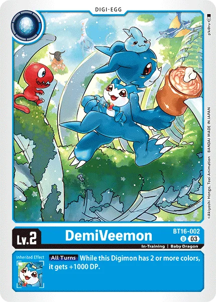 DemiVeemon 「BT16-002」「EN」