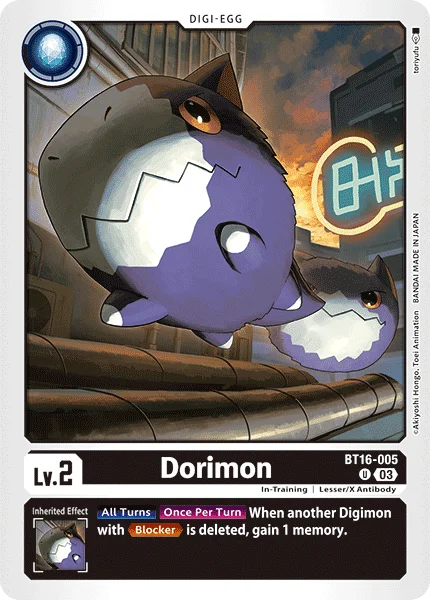 Dorimon 「BT16-005」「EN」