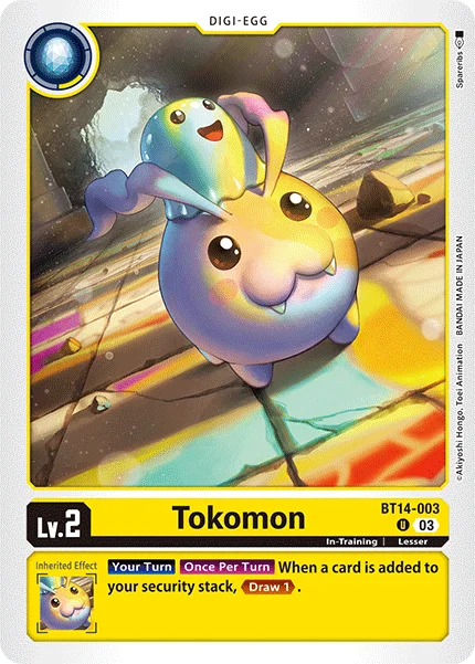 Tokomon 「BT14-003」「EN」