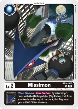 Missimon — Box Promotion Pack: Blast Ace #BT14-005 · Digimon