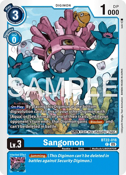Sangomon 「BT22-018」「EN」