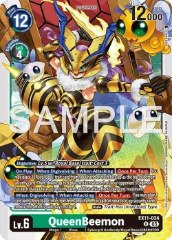 QueenBeemon 「EX11-034」「EN」