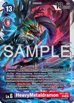 HeavyMetaldramon 「EX11-052」「EN」