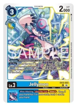 Jellymon — Box Promotion Pack: DIGITAL WORLD SHAMBALA #EX12-023 · Digimon