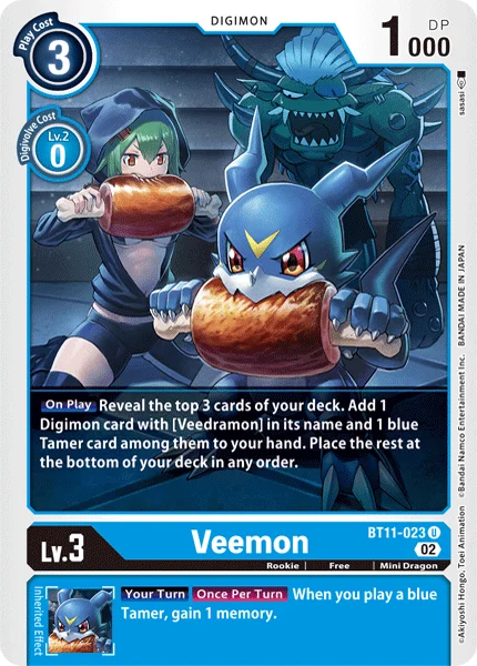 Veemon 「BT11-023」「EN」