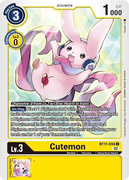 Cutemon 「BT11-034」「EN」
