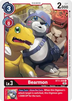 Bearmon — Box Promotion Pack: Dimensional Phase #BT11-008 · Digimon
