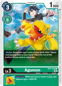 Agumon — Box Promotion Pack: Dimensional Phase #BT11-046 · Digimon