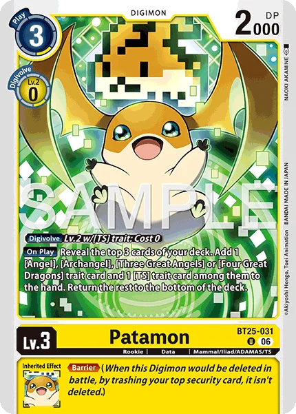 Patamon 「BT25-031」「EN」