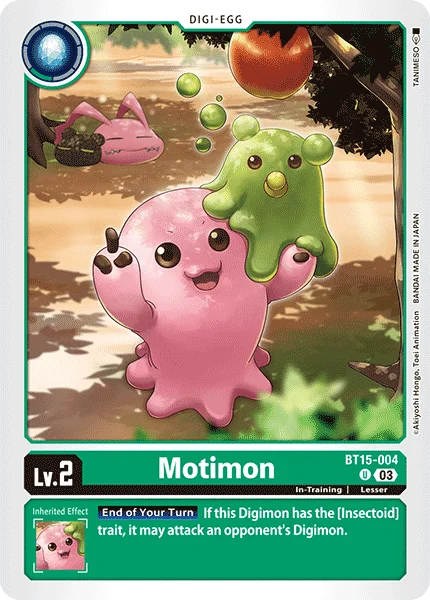 Motimon 「BT15-004」「EN」