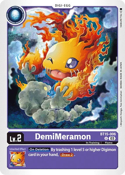 DemiMeramon 「BT15-006」「EN」