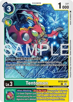 Tentomon — Box Promotion Pack: HACKERS' SLUMBER #BT23-037 · Digimon