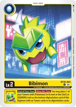 Bibimon — Box Promotion Pack: Over the X #BT20-003 · Digimon
