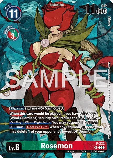 Rosemon 「P-222」「EN」