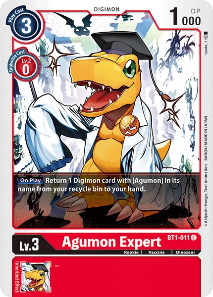 Agumon Expert 「BT1-011」「EN」