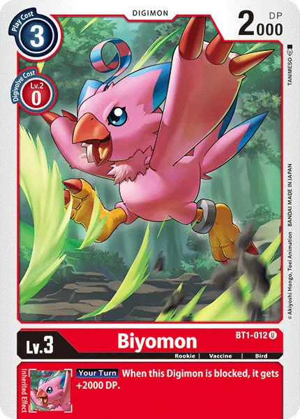 Biyomon 「BT1-012」「EN」