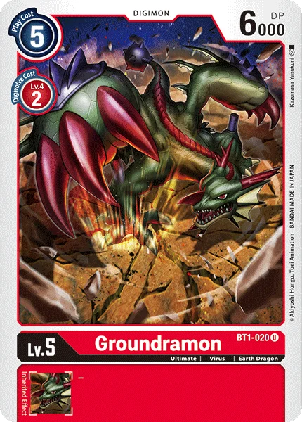 Groundramon 「BT1-020」「EN」