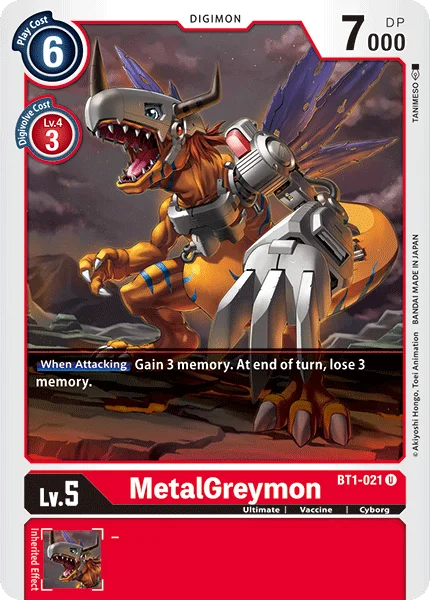 MetalGreymon 「BT1-021」「EN」