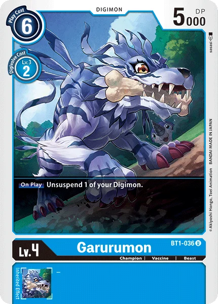 Garurumon 「BT1-036」「EN」