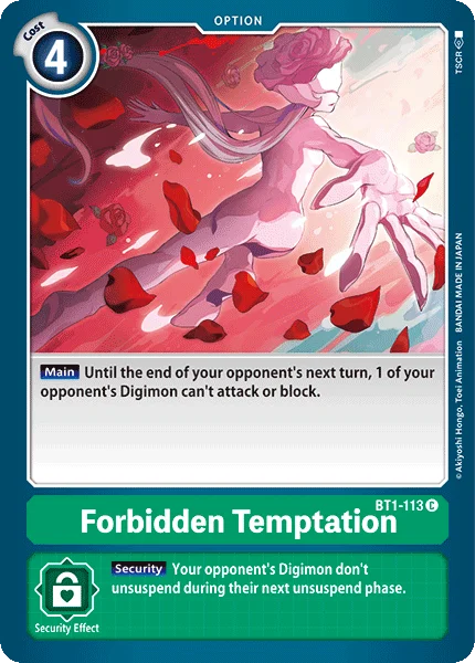 Forbidden Temptation 「BT1-113」「EN」